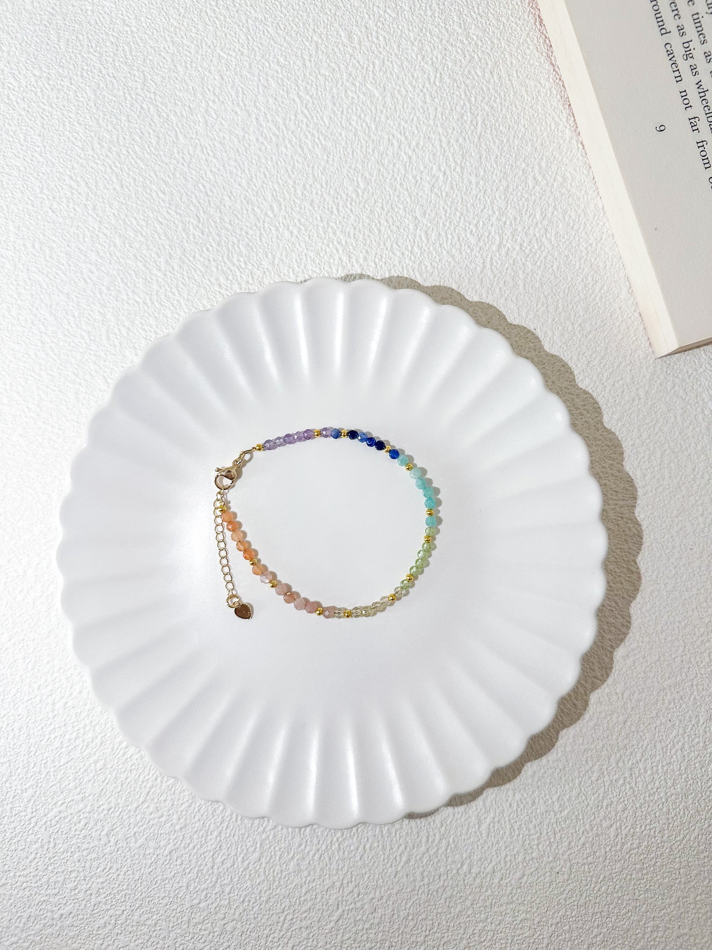 Seven Chakra Beads Bracelet