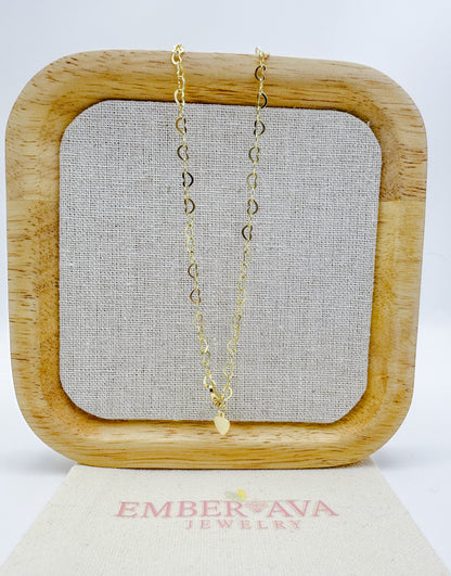 S925 Sterling Silver Heart Bracelet - 14K Gold-Plated