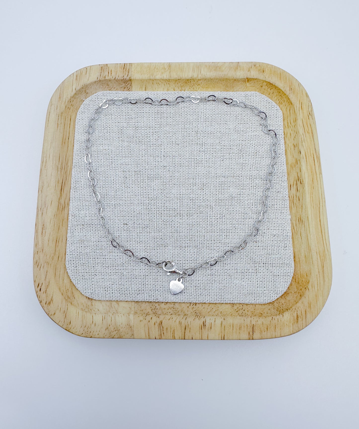 S925 Sterling Silver Heart Bracelet