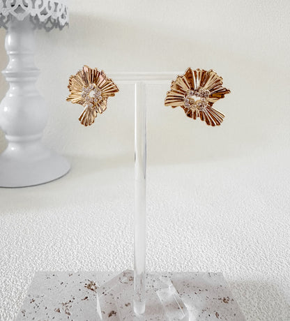 Baroque Vintage Earrings 18K Gold-Plated