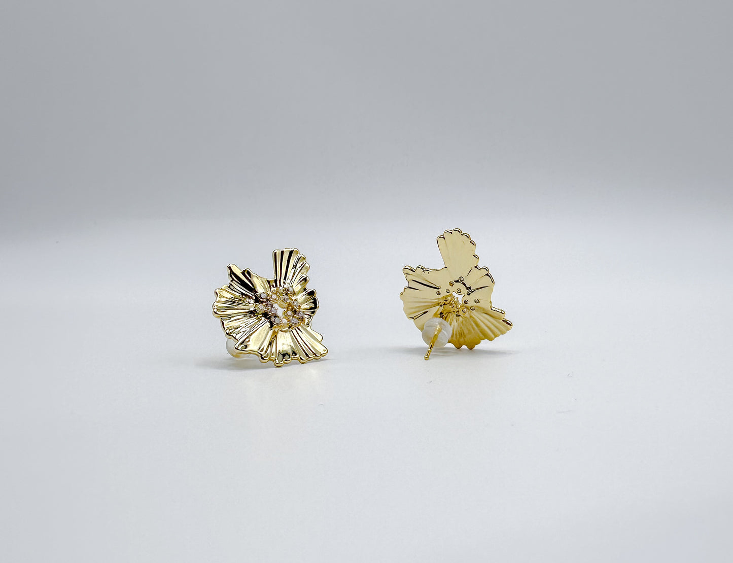 Baroque Vintage Earrings 18K Gold-Plated