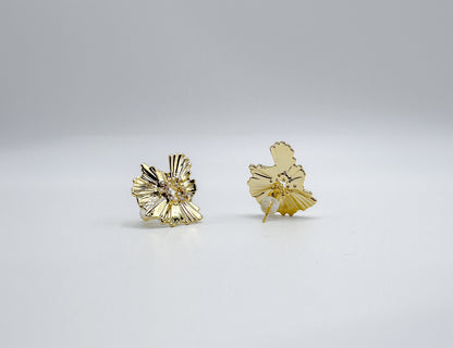 Baroque Vintage Earrings 18K Gold-Plated
