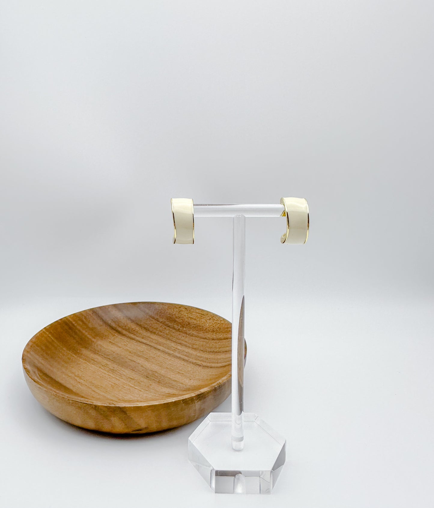 Irregular Hoop Earrings 18K Gold-Plated