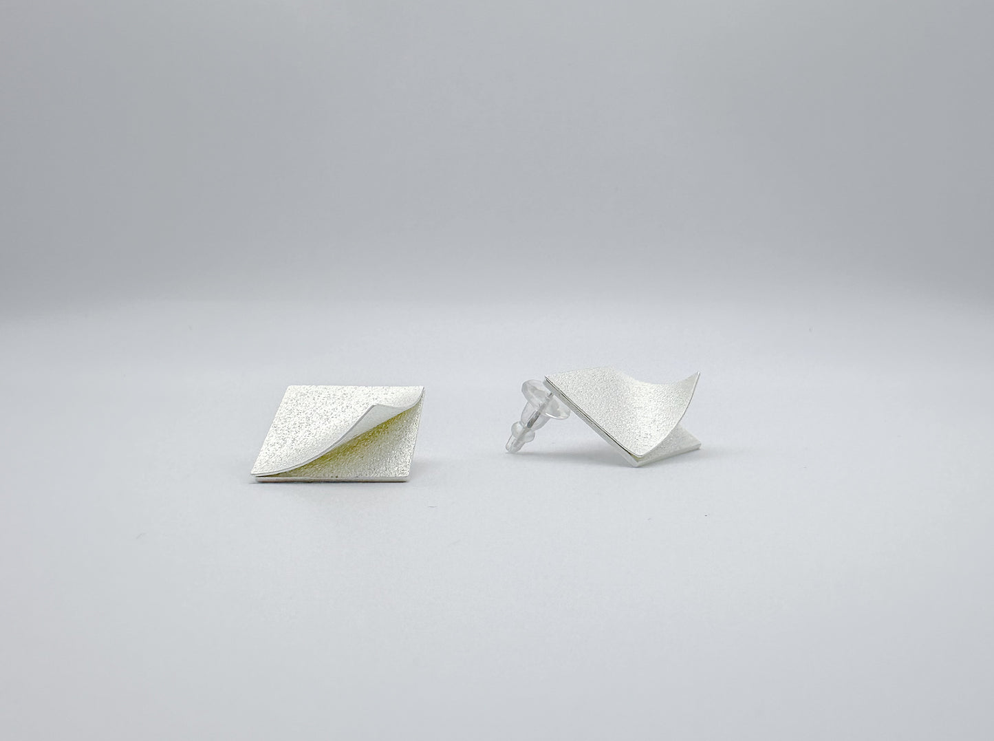 Matte Square Stud Earrings