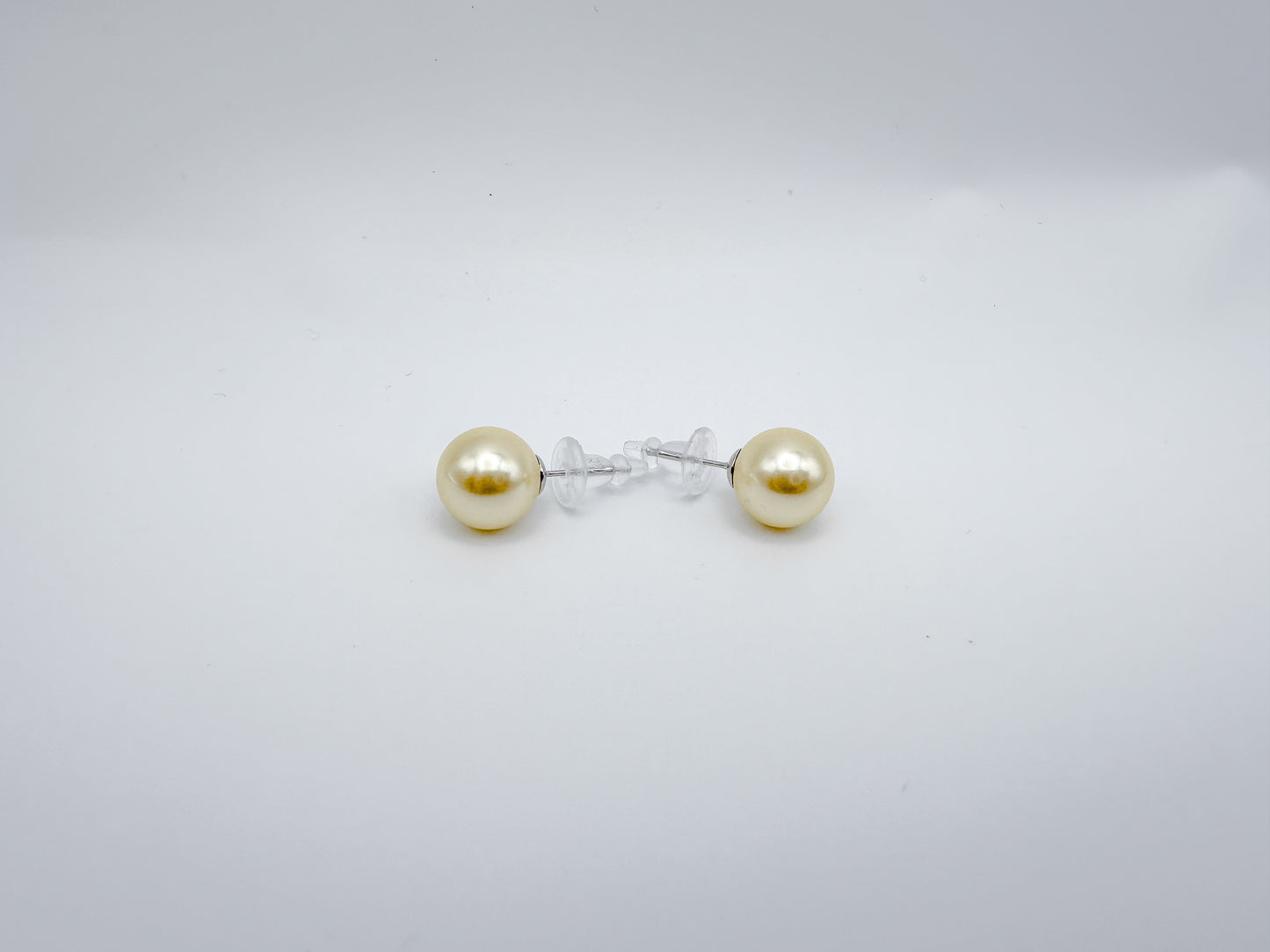 Crystal Pearl Stud Earrings