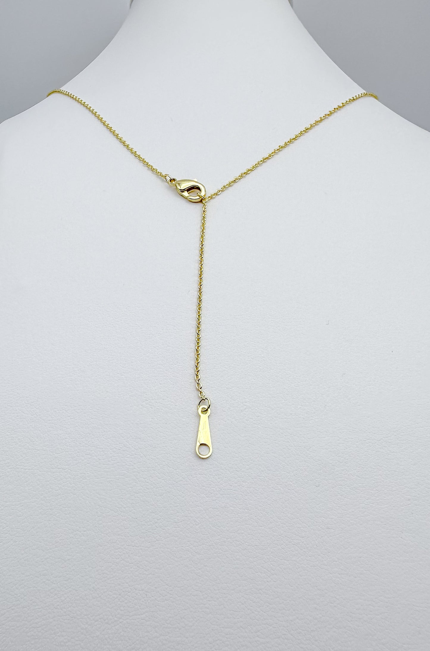 Purple Crystal Ball Pendant in Yellow Gold Necklace